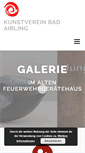 Mobile Screenshot of kunstverein-bad-aibling.de